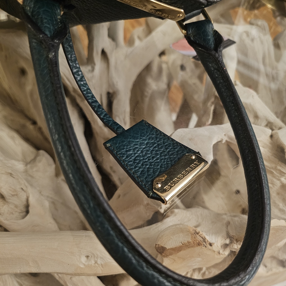‼️Sale‼️Burberry Green Leather Women's Bag - Picture 15 of 16